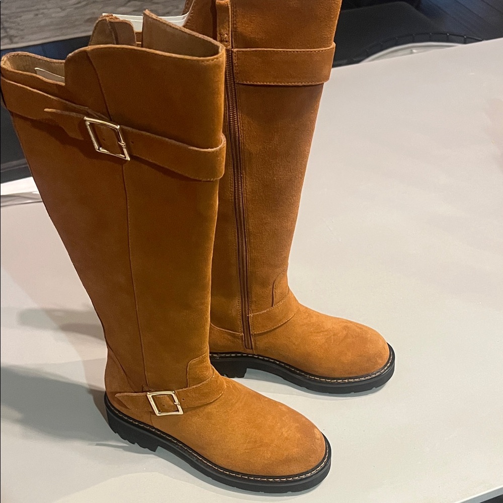 Kelsi Dagger Women's Tan Suede High Boots